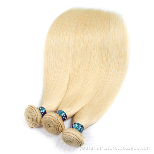 12A Russian Human Virgin Hair 613 Blonde Cuticle Aligned Bundles Wholesale Double Drawn Raw Unprocessed 613 Hair Bundles Vendors